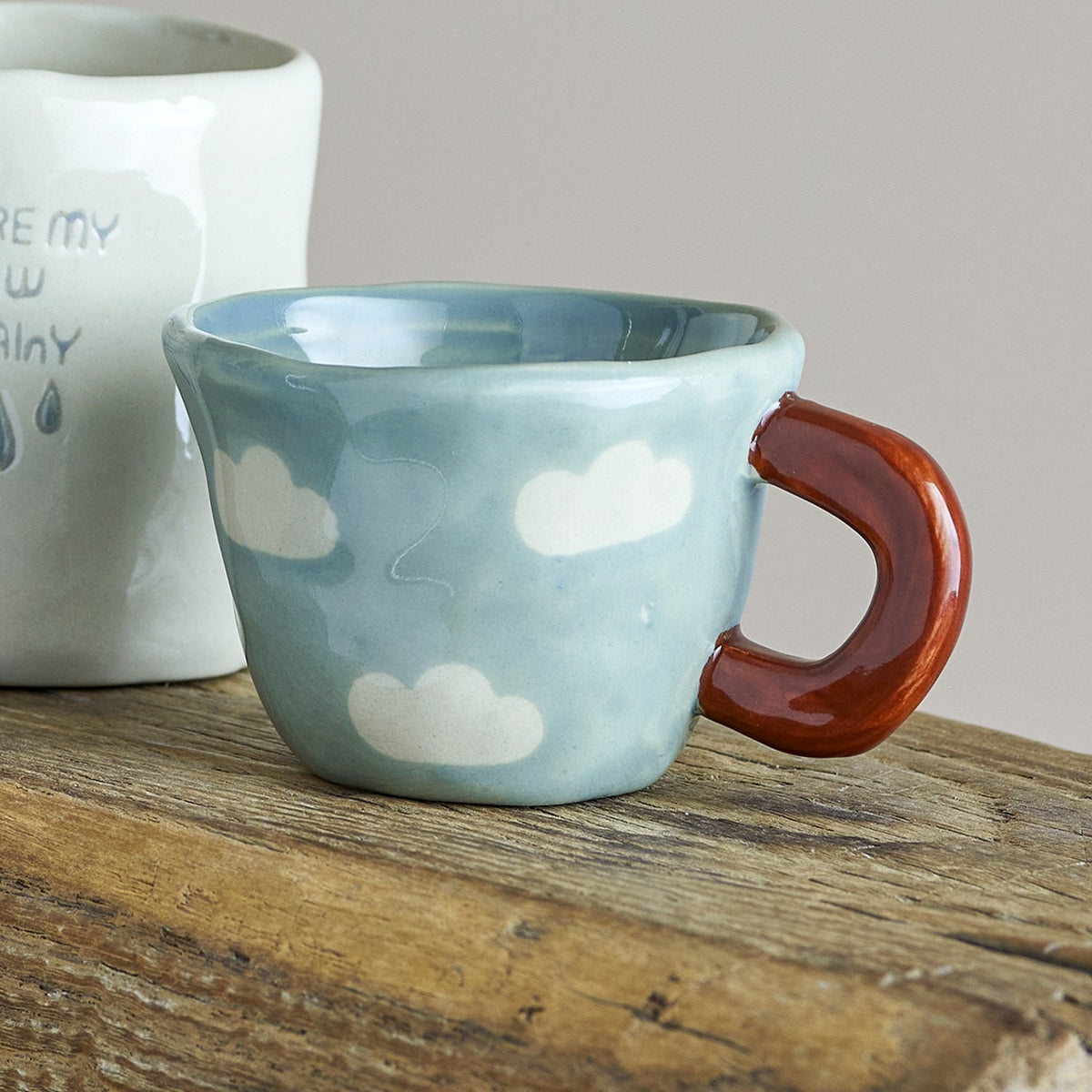 Nini Stoneware Cup 110ml - Blue