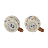 Anniversary Stoneware Mugs 380ml Set of 2 - Multi