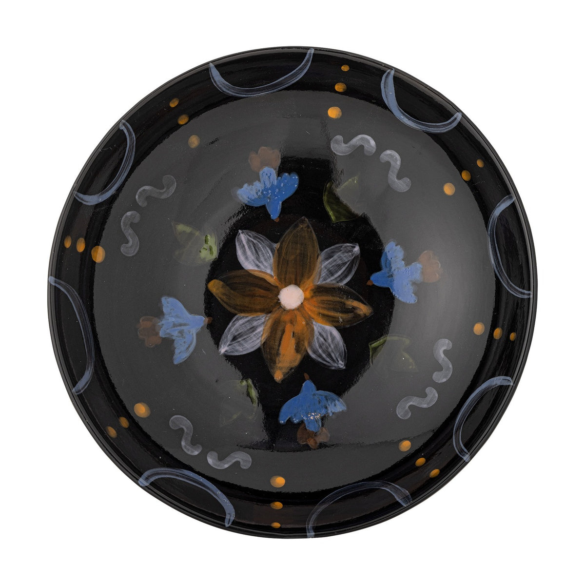 Maricala Stoneware Bowl 30cm - Black