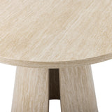 Ames Round Dining Table - Beige