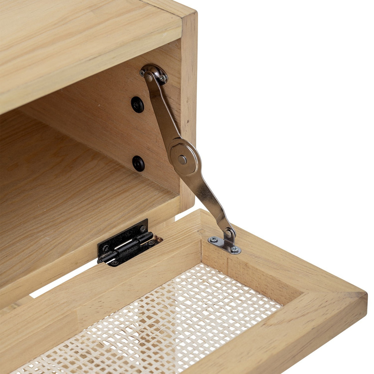 Manon Wooden Side Table - Beige