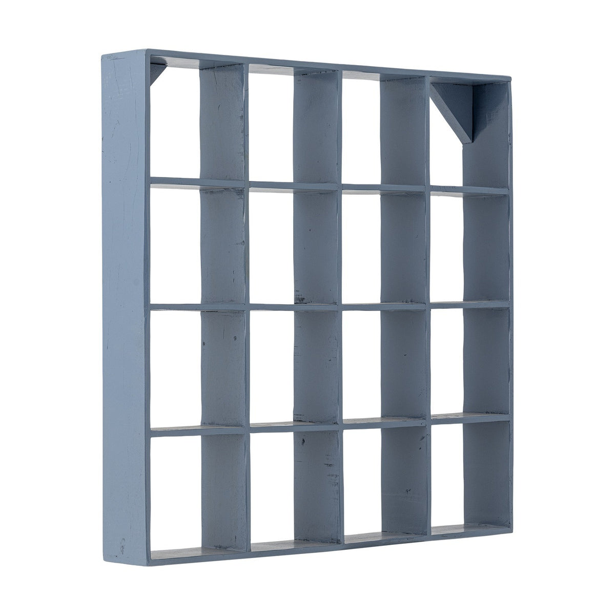 Bekka Wooden Wall Shelf - Blue