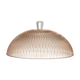 Tayo Round Glass Cake Stand with Lid - Multi