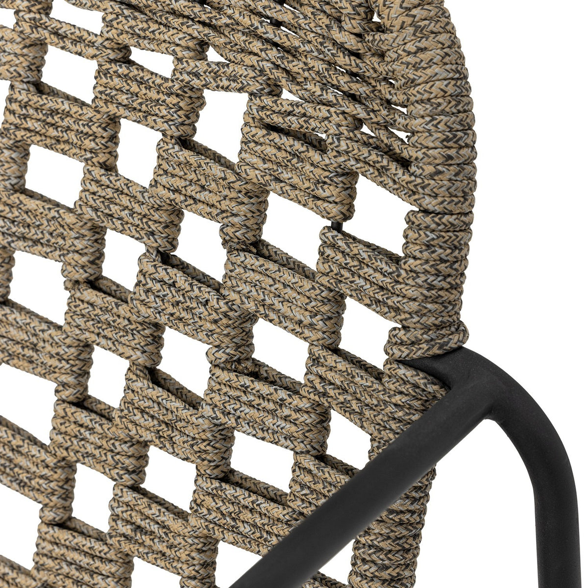 Calana Iron Garden Chair - Brown