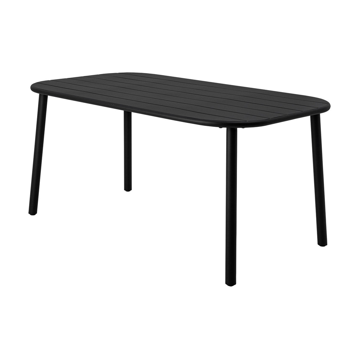 Calana Iron Garden Table - Black