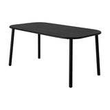 Calana Iron Garden Table - Black