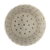 Chip Striped Stoneware Bowl 17.5cm - Yellow