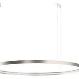 Zero Round Smart Aluminium Ring LED Pendant Light 98cm