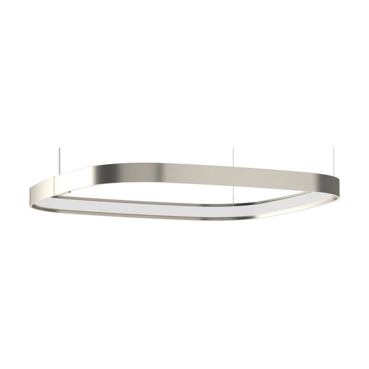 Zero Square 50 Aluminium LED Pendant Light Without Canopy