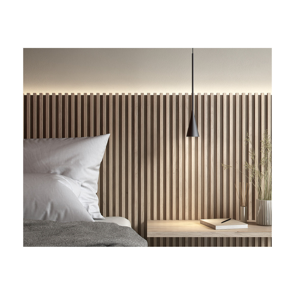 Skybell Plus S/1L Iron LED Pendant Light - Ebony Black