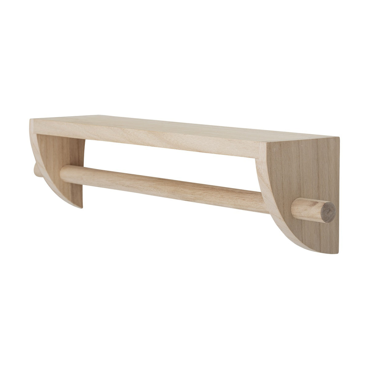 Mingus Wooden Wall Shelf - Natural