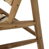 Lennox Wooden Lounge Chair - Natural
