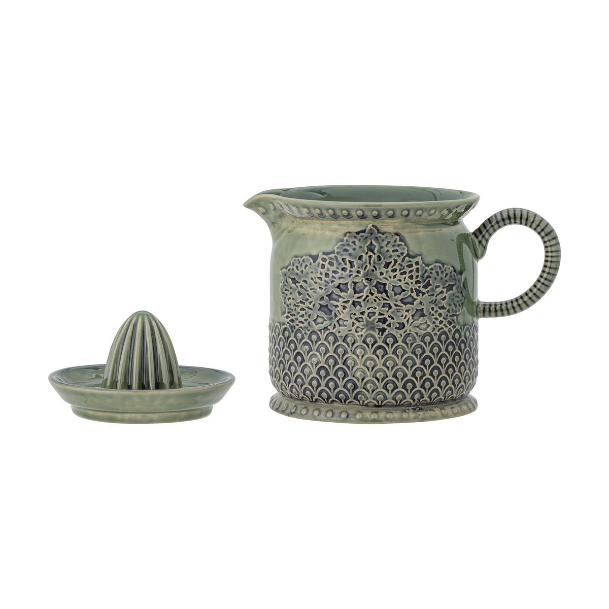 Liselu Stoneware Lemon Squeezer - Green
