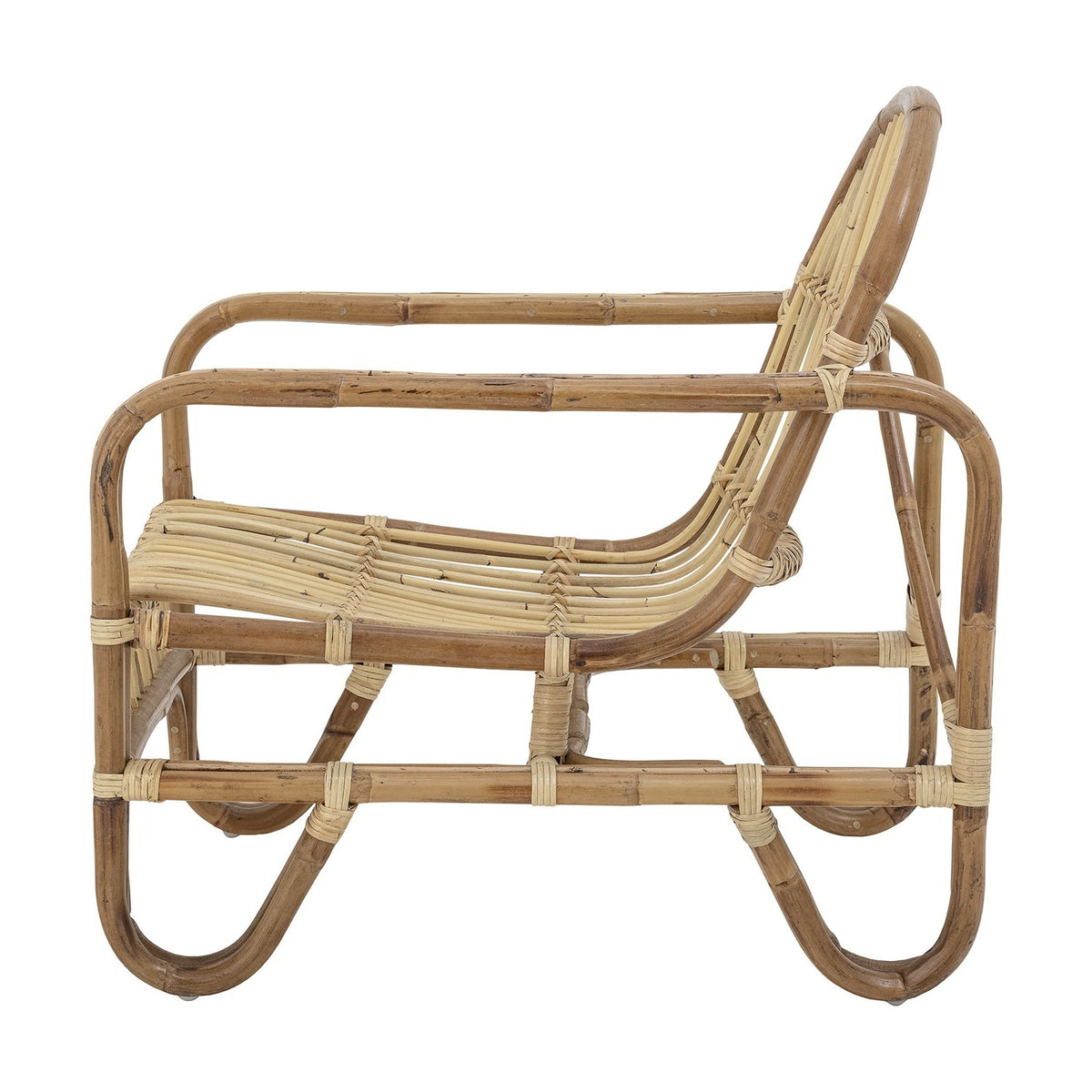Baal Rattan Lounge Chair - Brown