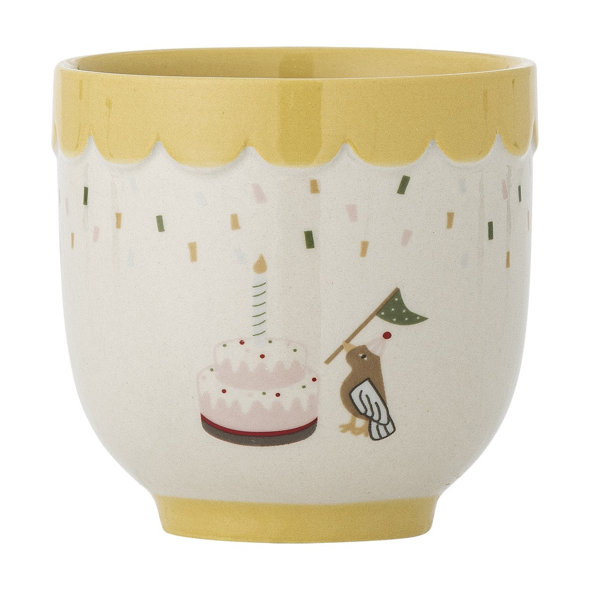 Celebrate Stoneware Cup 150ml - Yellow