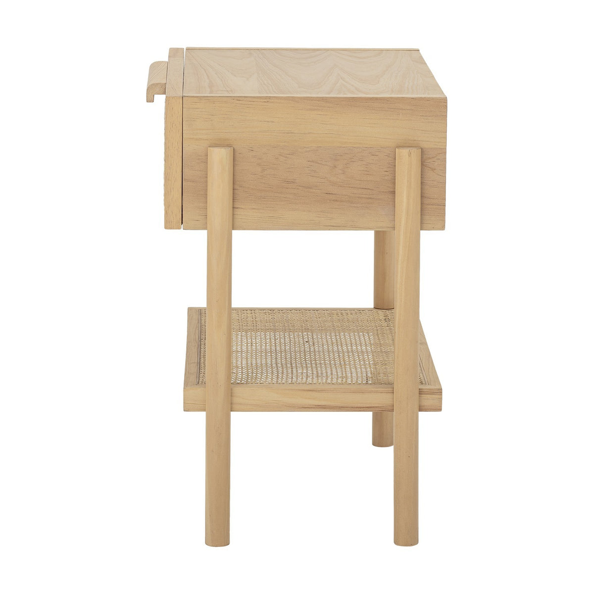 Manon Wooden Side Table - Beige