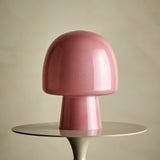 Paddy Mushroom Glass Table Lamp - Pink