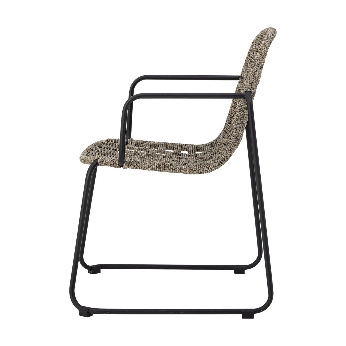 Calana Iron Garden Chair - Brown