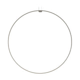 Zero Round Vertical Ring Pendant Light, a 98cm circular integrated LED fixture in bronze finish, suspended on fine cables against a plain white background.