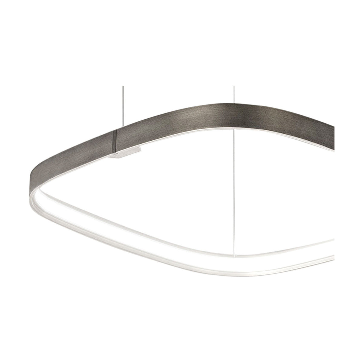 Zero Square 50 Aluminium LED Pendant Light Without Canopy