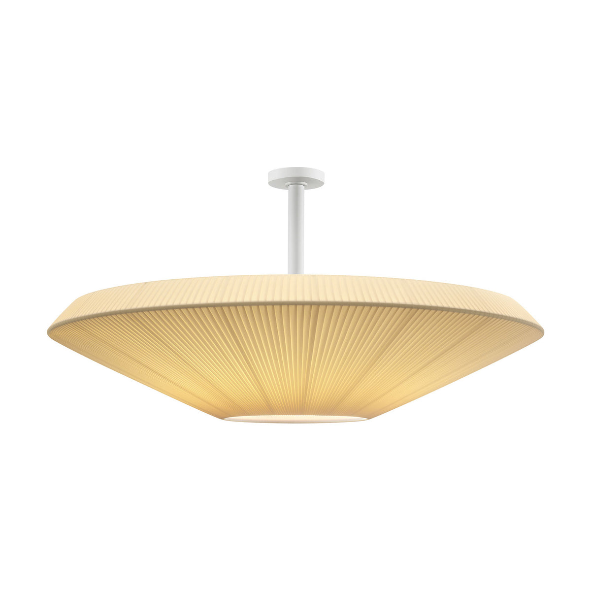 Siam 120 Ribbon Ceiling Light - Cream