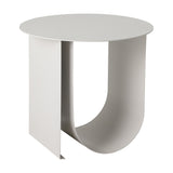 Cher Round Iron Side Table - Grey