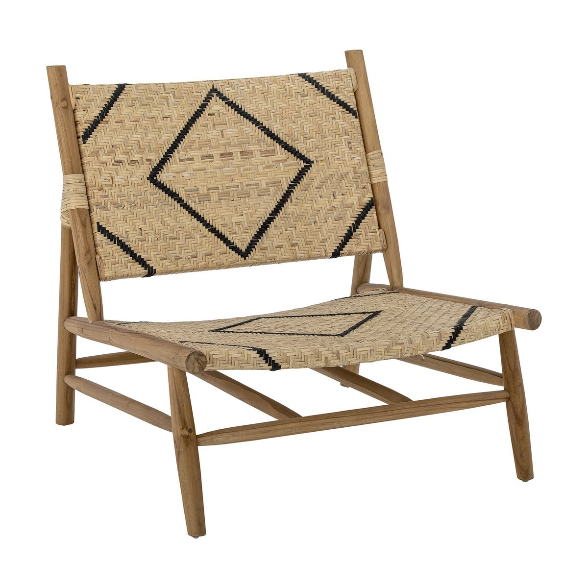 Lennox Wooden Lounge Chair - Natural