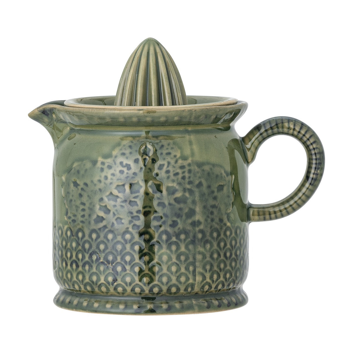 Liselu Stoneware Lemon Squeezer - Green
