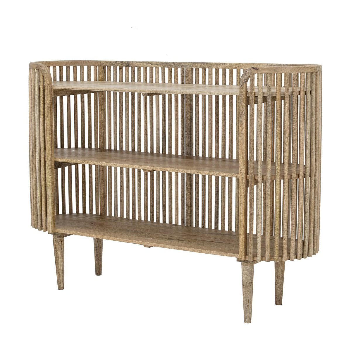 Sali Wooden Bookcase - Beige