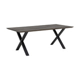 Maldon Wooden Dining Table - Brown