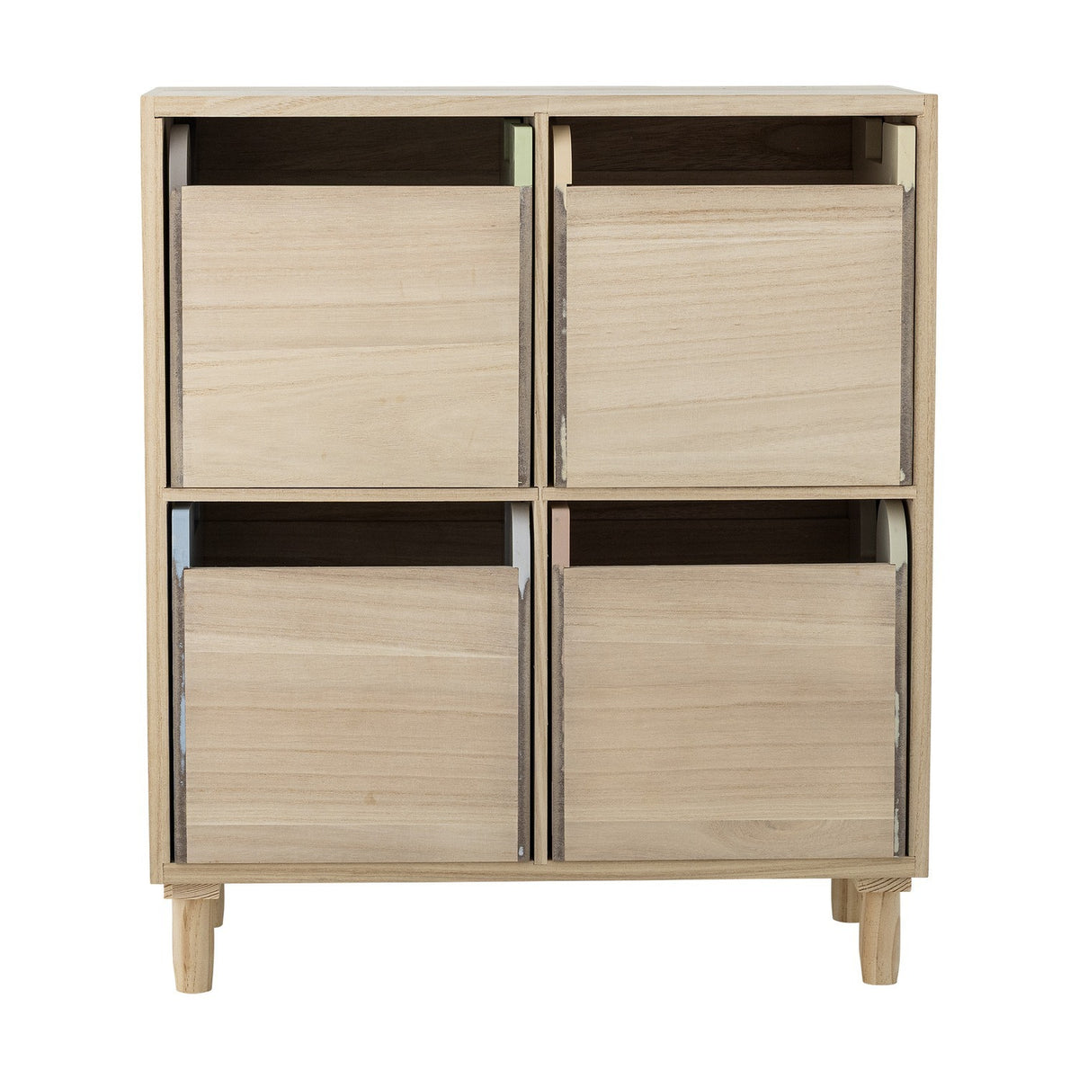 Calle Wooden Kids Bookcase 63cm - Multi