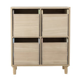 Calle Wooden Kids Bookcase 63cm - Multi