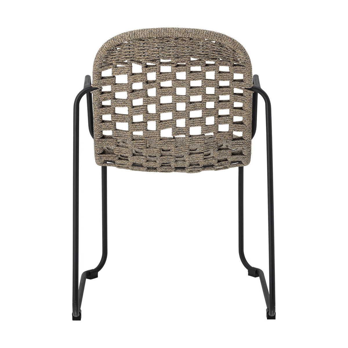Calana Iron Garden Chair - Brown