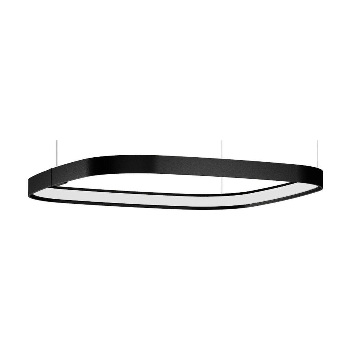 Zero Square 50 Aluminium LED Pendant Light Without Canopy