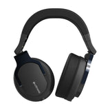 Citronic CPH40-DJ closed-back studio monitor headphones in black with cushioned leather headband and swivel ear cups, shown on a white background.