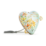 Friends Bird Art Heart Plastic Musical Ornament with Tassel