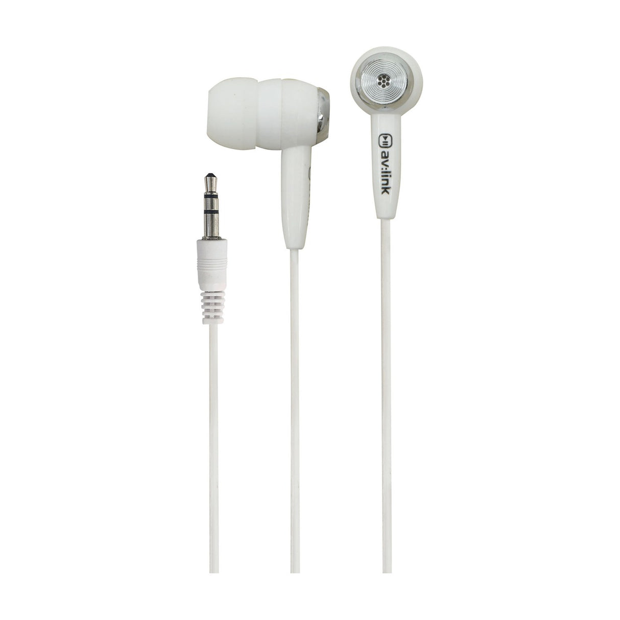 AV:Link EC9W White In-Ear Stereo Earphones