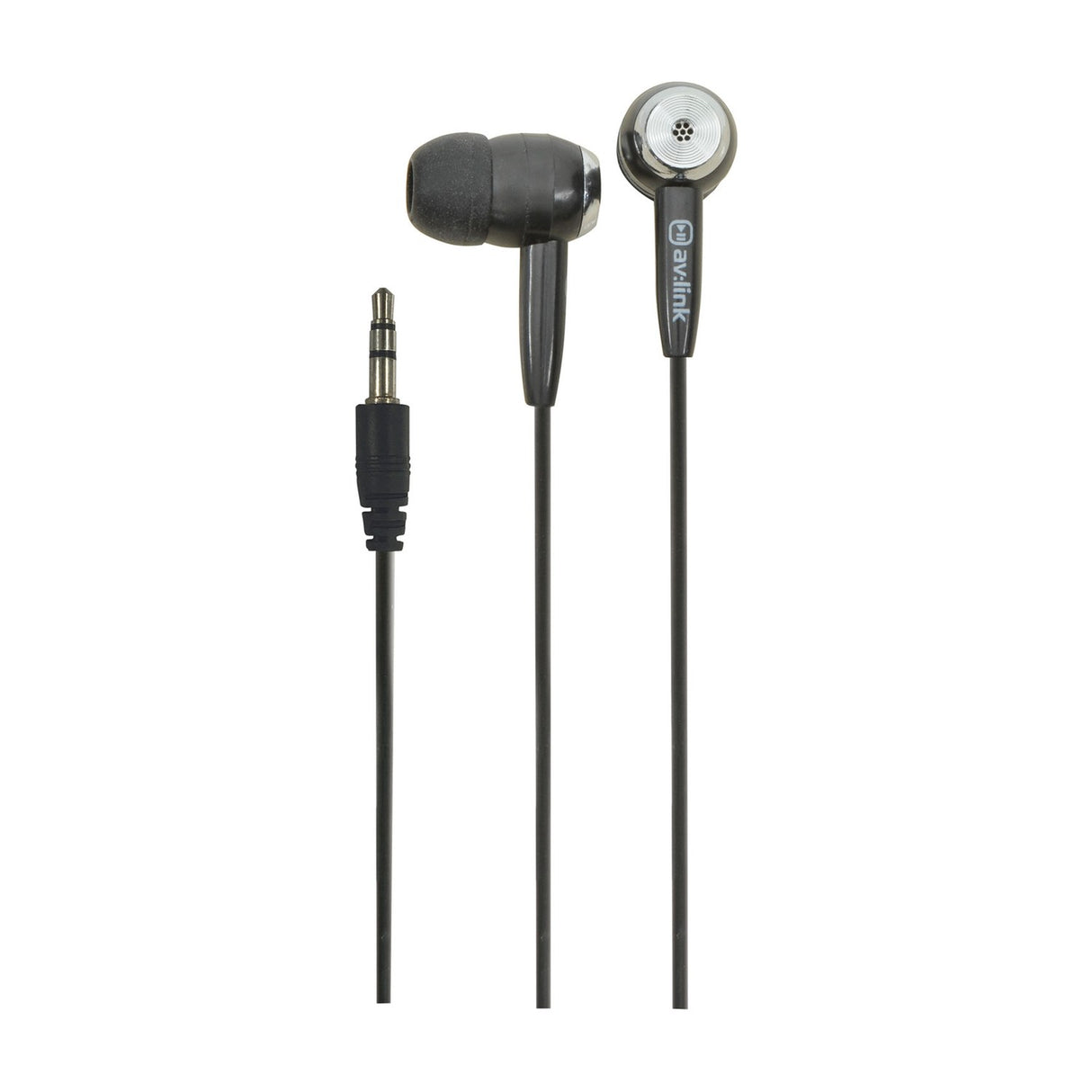 AV:Link EC9B Black In-Ear Stereo Earphones