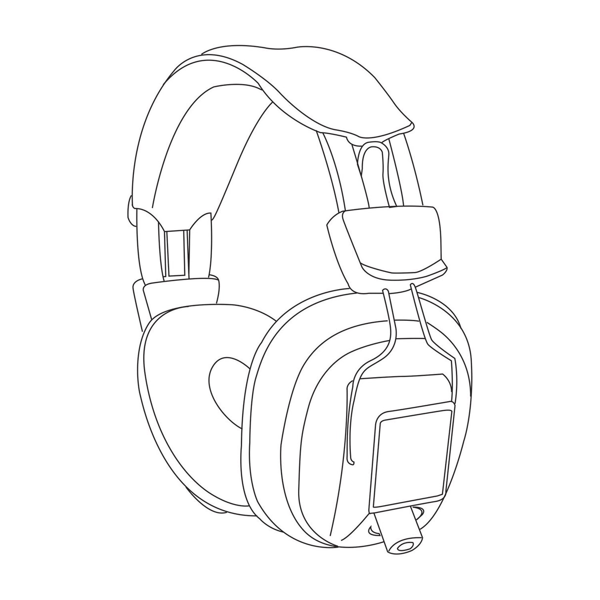 AV:Link MSH40 Mono/Stereo Headphones with Volume Control