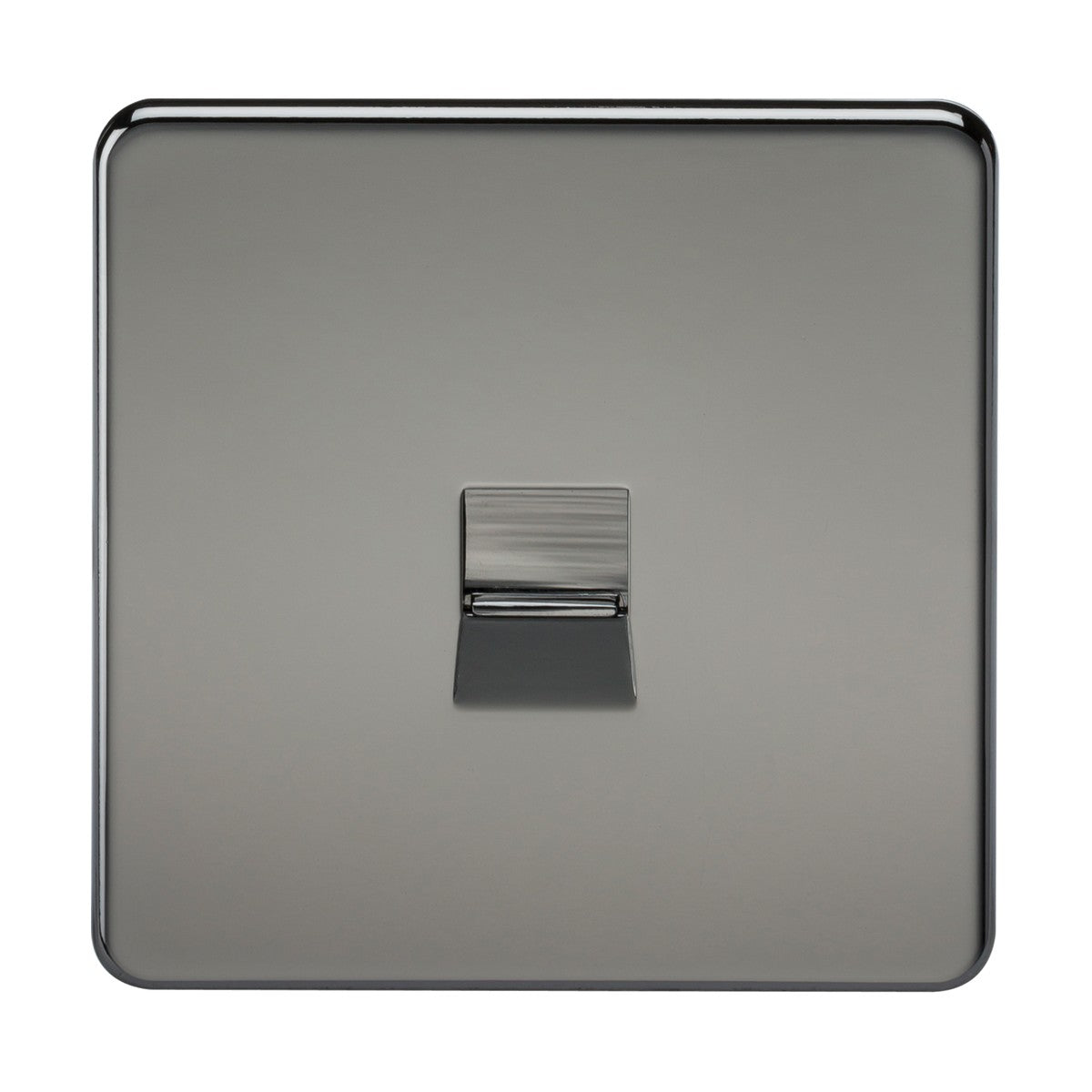 Telephone Extension Socket - Black Nickel