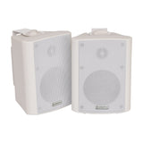 Adastra BC4-W 4inch Stereo Background Speakers, White Pair