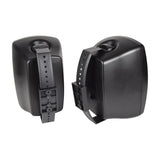 Adastra BH6-B Indoor/Outdoor Background Speakers, Black Pair