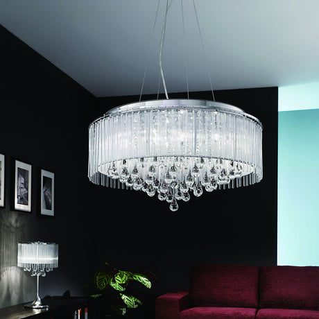 Broadway lighting accessory in white finish, shown in a room setting