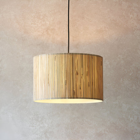 Salcombe Pendant Light - Black & Natural