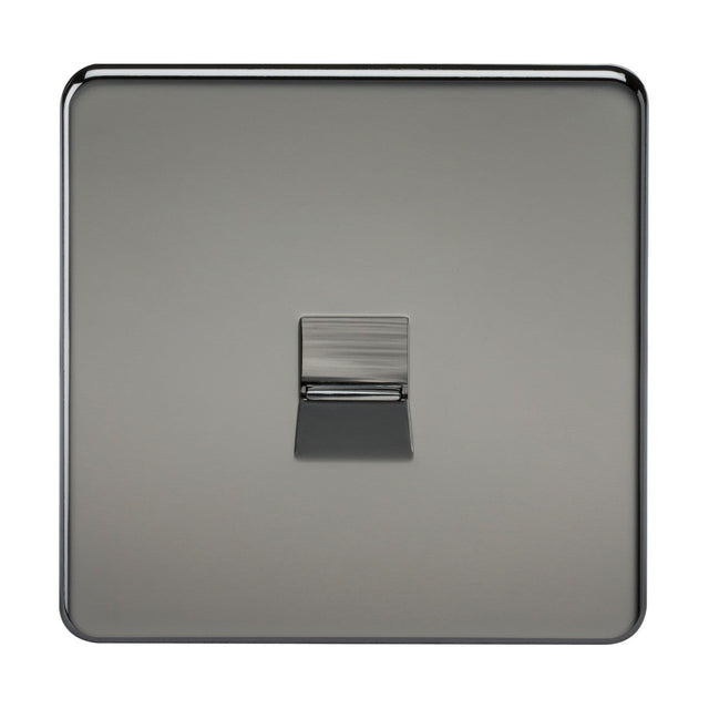 Telephone Master Socket - Black Nickel