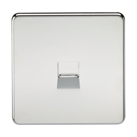 Telephone Master Socket - Polished Chrome