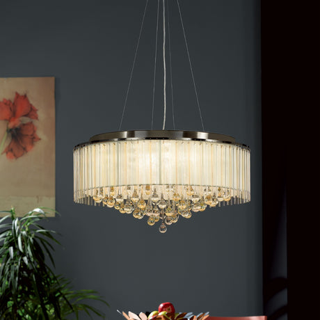 Broadway lighting accessory in brass finish, shown in a room setting