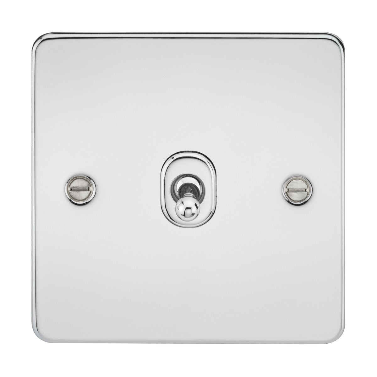 10AX 1G 2-way Toggle Switch - Polished Chrome