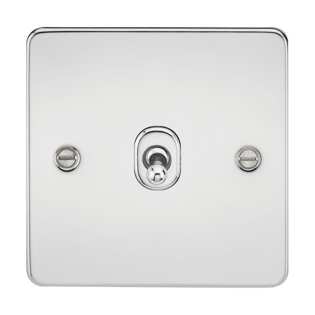 10AX 1G 2-way Toggle Switch - Polished Chrome