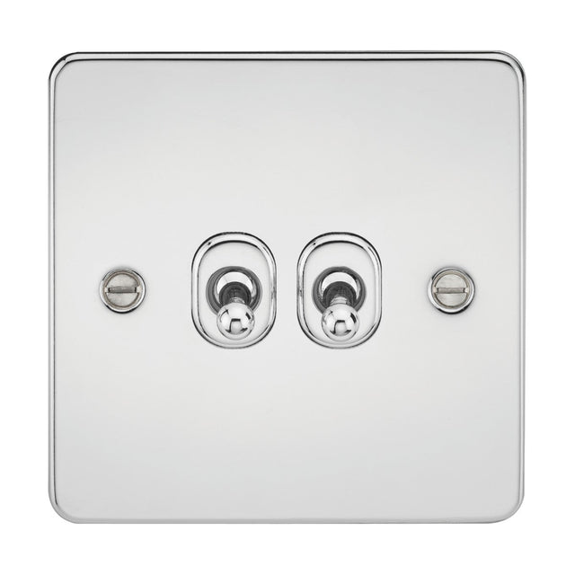10AX 2G 2-way Toggle Switch - Polished Chrome
